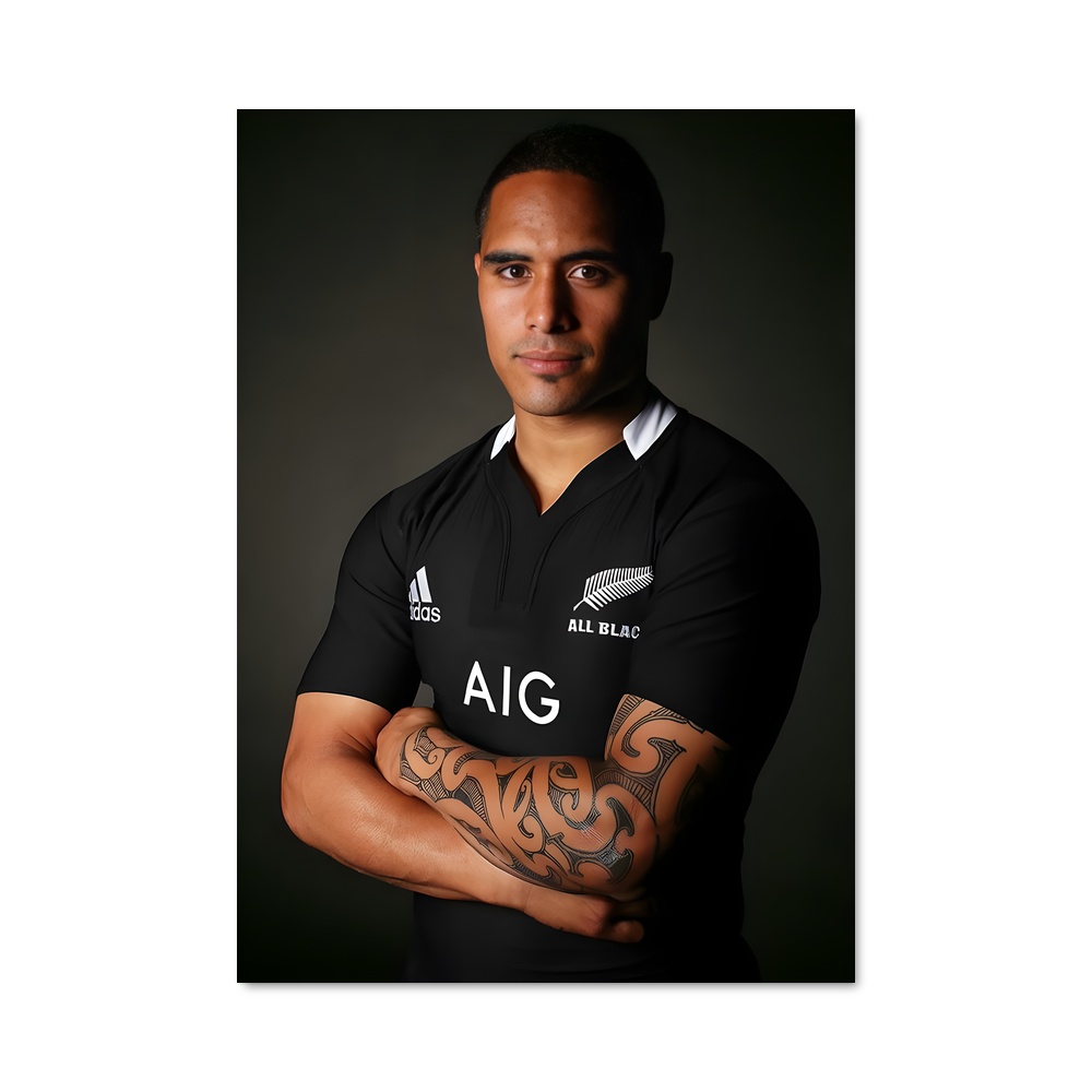 Poster Le Rugbyman Charismatique
